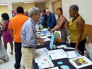 The Green the Church summit included a resources fair to help church leaders tackle environmental issues in their community.